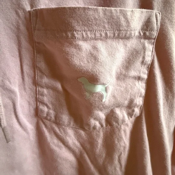 PINK Victoria's Secret Light Pink Hoodie - Picture 2 of 4